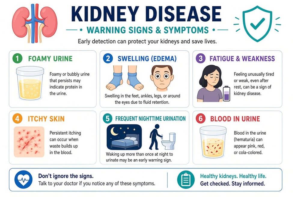 Kidney Disease Warning and Symptoms